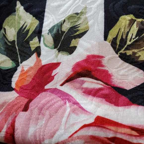 CUSTOM MADE ELGANT DRESS ROSES, BUTTERFLIES AND STRIPES 6-8T - Picture 4 of 10